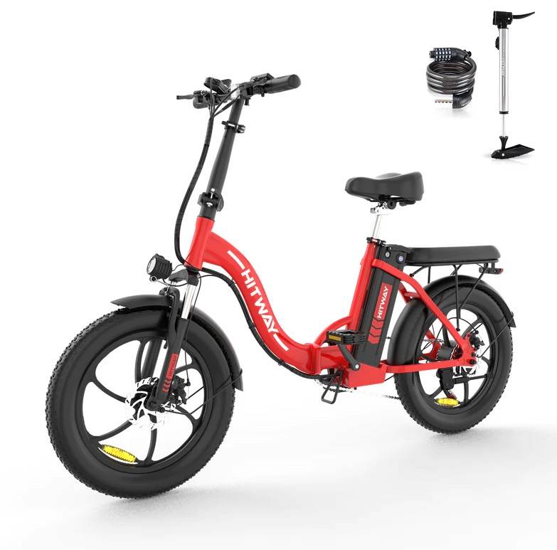 HITWAY BK6S E-Bike RT 20" 36V/12Ah/432Wh/120kg 90km Fatbike