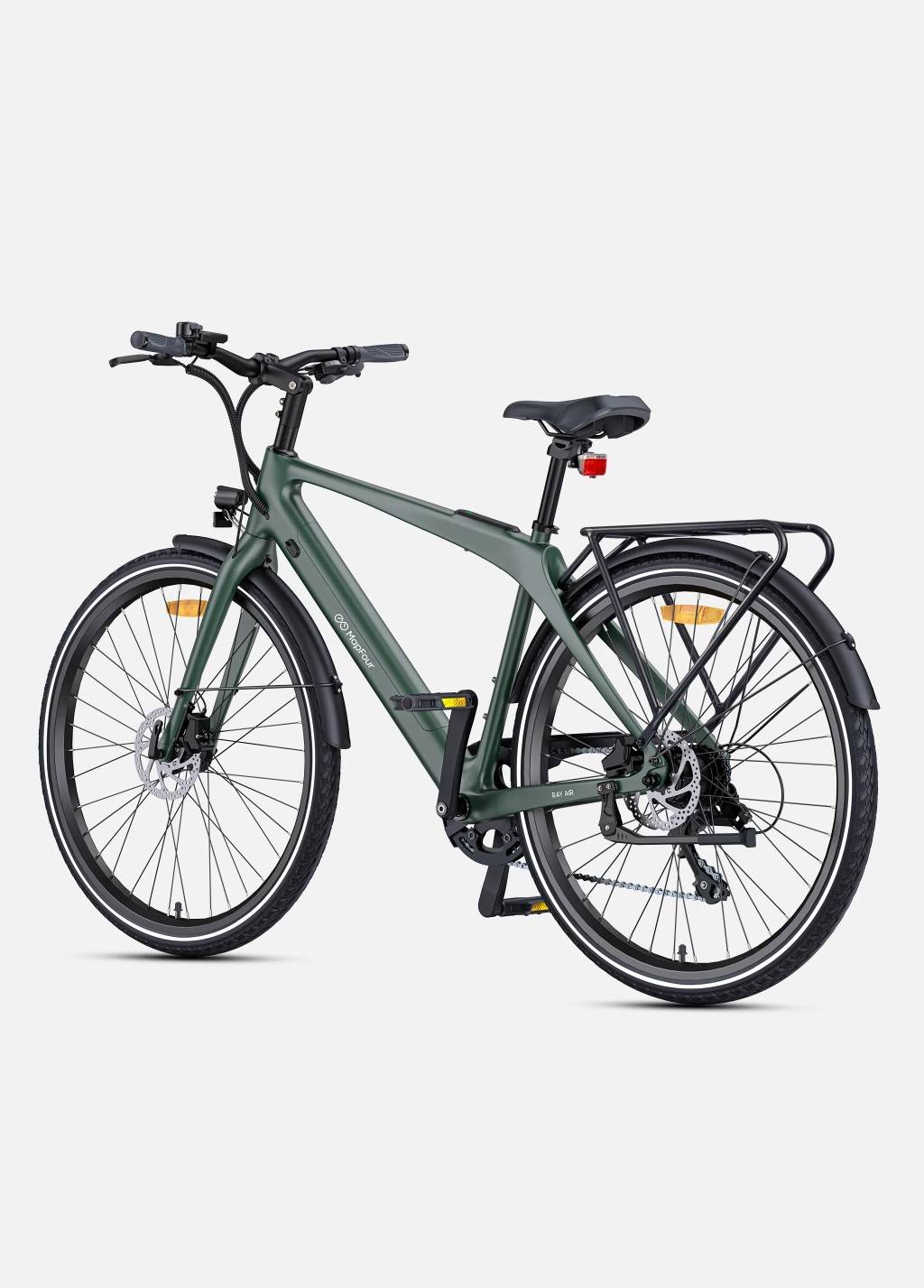 MapFour Ray Air E-Bike GN 28" 36V/10Ah/360Wh/120kg 100km Citybike