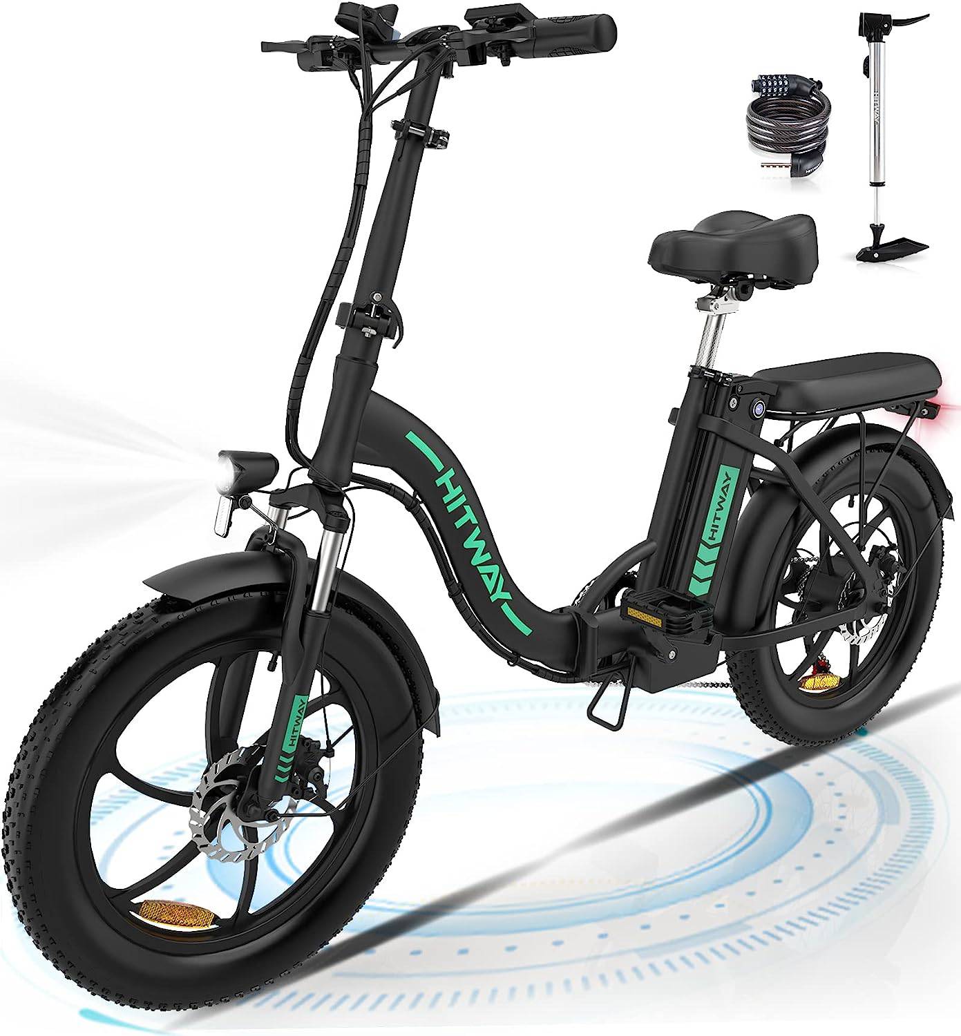 HITWAY BK6S E-Bike SW 20" 36V/12Ah/432Wh/120kg 90km Fatbike