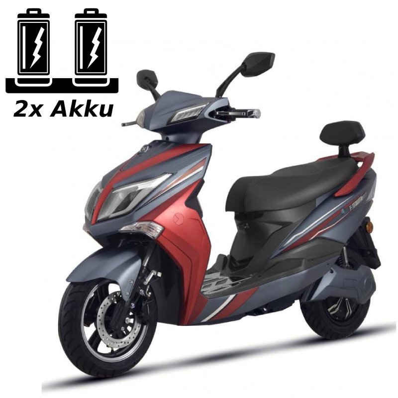Futura Hawk 2.0 2 Akku Li-Io 45kmh/2000W/20Ah/120km SRO E-Roller