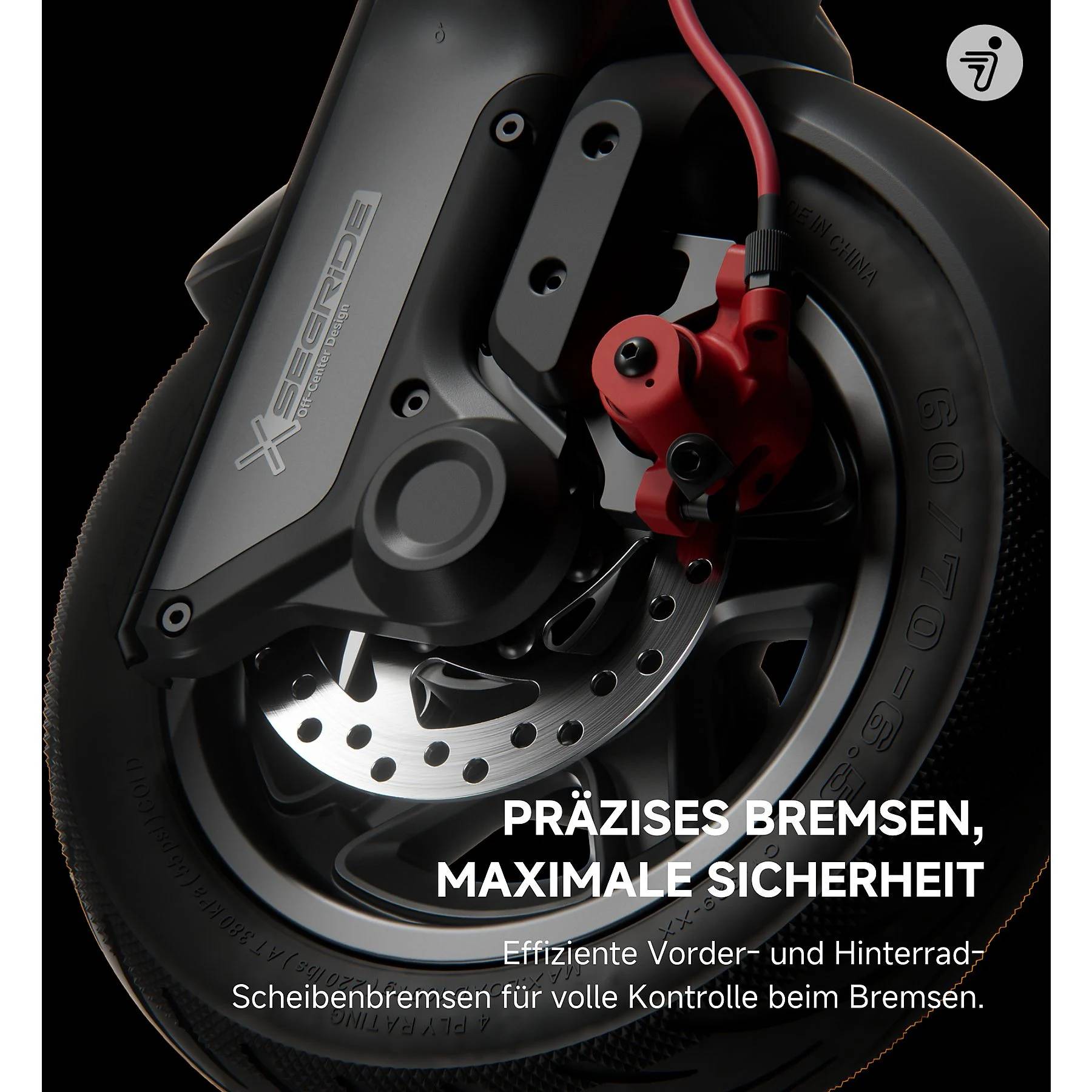 Segway Ninebot F3 Pro D SW 22kmh 70km 500W 1200W E-Scooter ABE