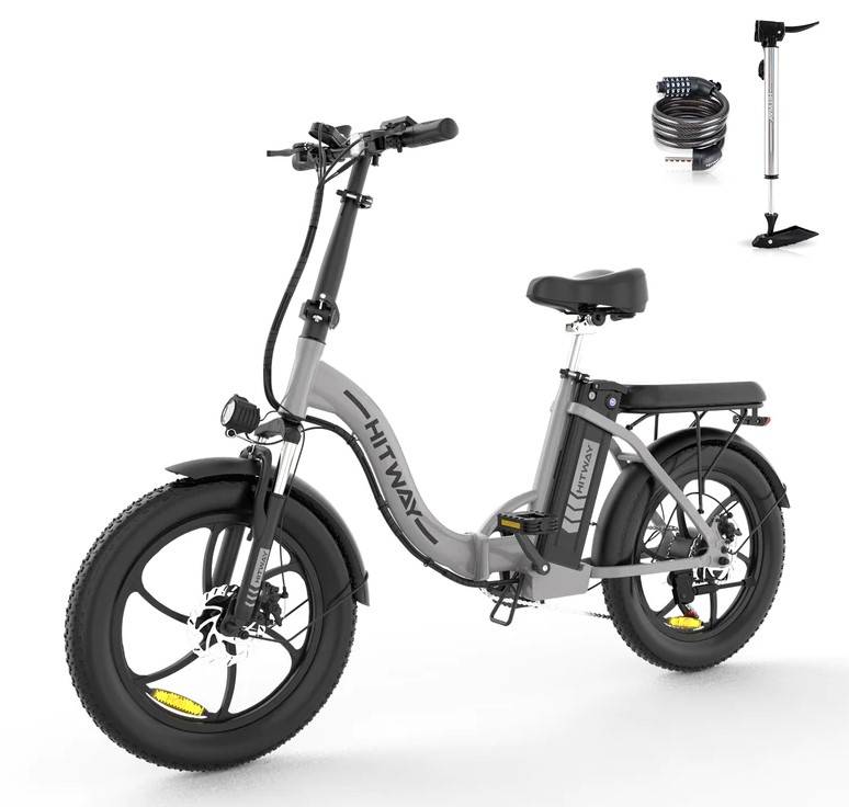 HITWAY BK6S E-Bike SI 20" 36V/12Ah/432Wh/120kg 90km Fatbike