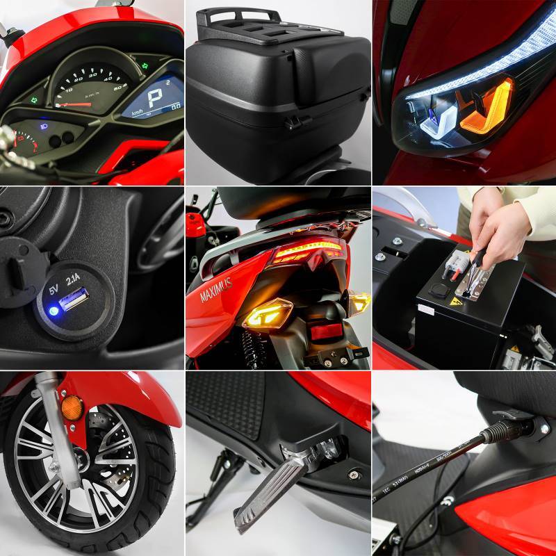 Rolektro Maximus MX2-45 Li-Io 45kmh/3000W/65Ah/170km RT E-Roller