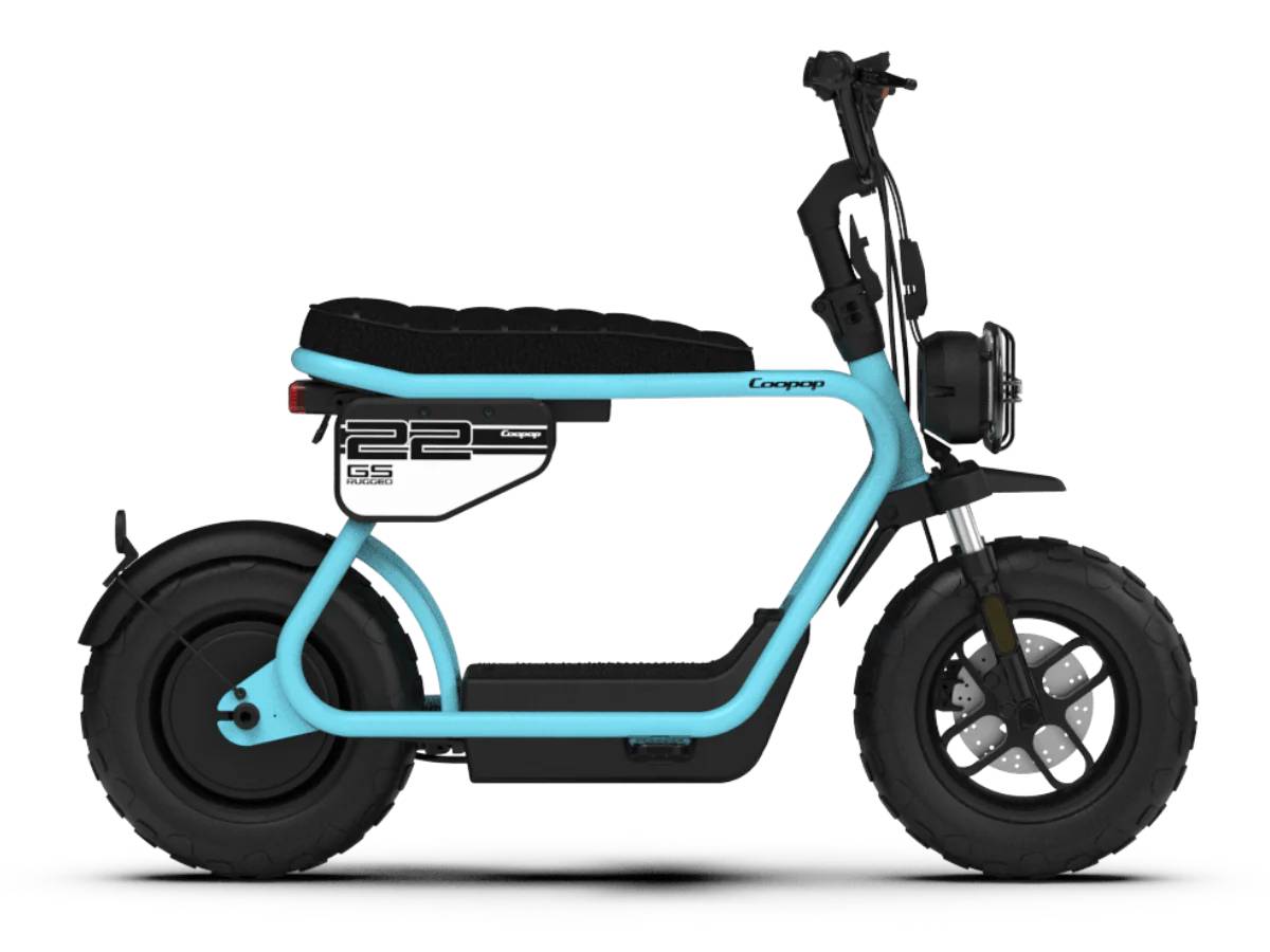 Coopop Rugged GS 25 E-Bike BL 10" 48V/1440Wh/100kg 60km Mopedbike