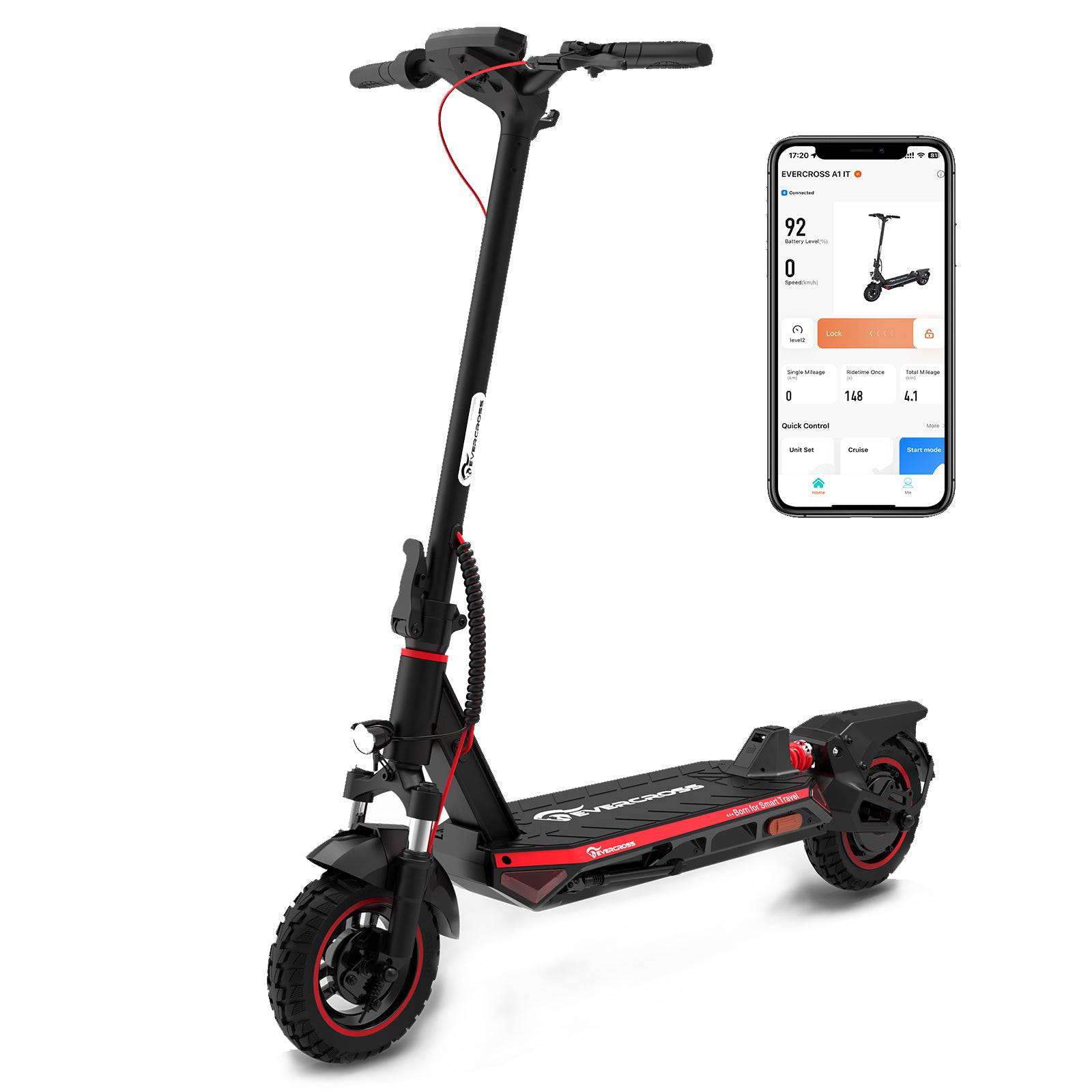 Evercross A1 SRT 25kmh 50km 672Wh 500W 120kg E-Scooter