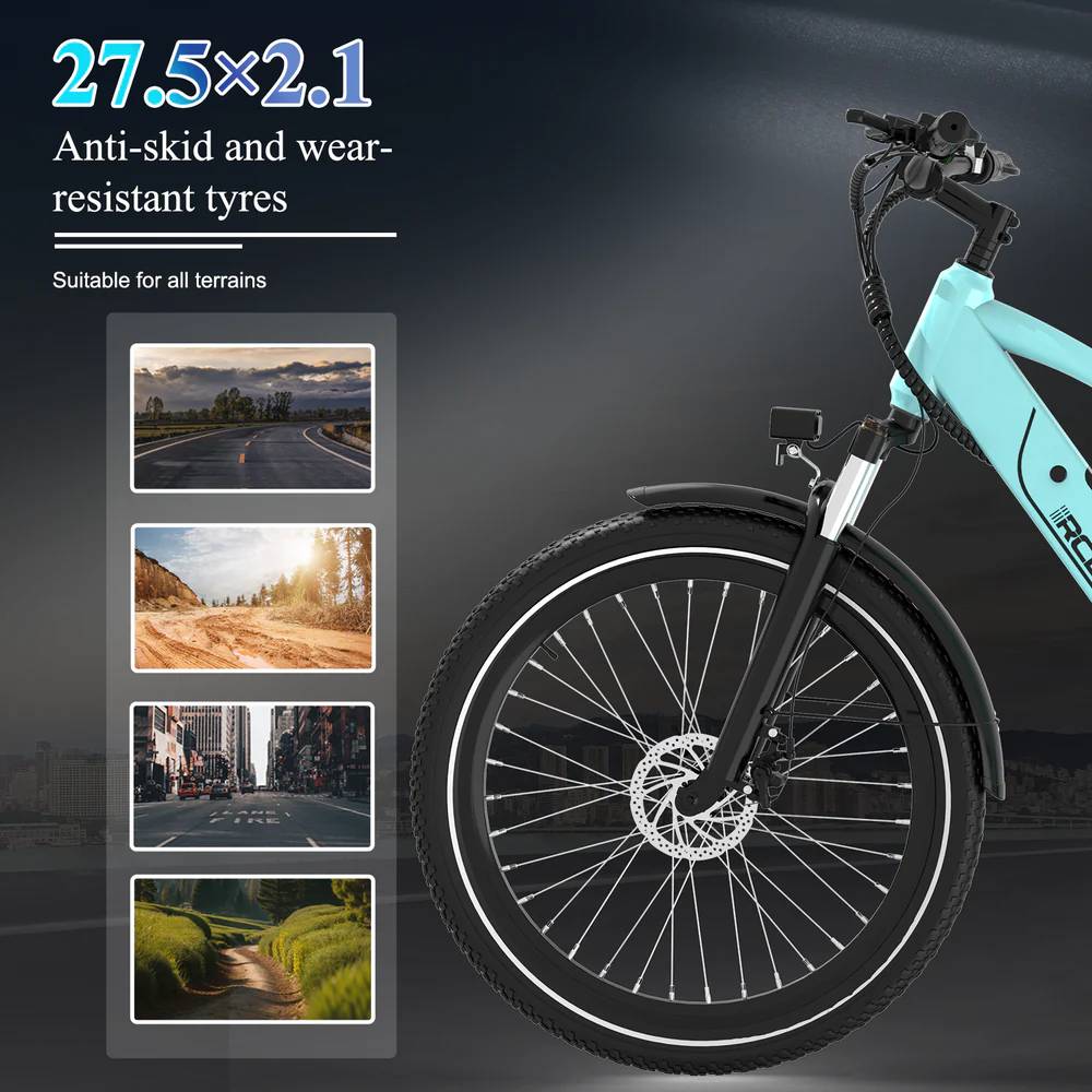 RCB ROCK OUR LIFE G5 E-Bike SW 27,5" 374,4Wh/120kg 80km Citybike