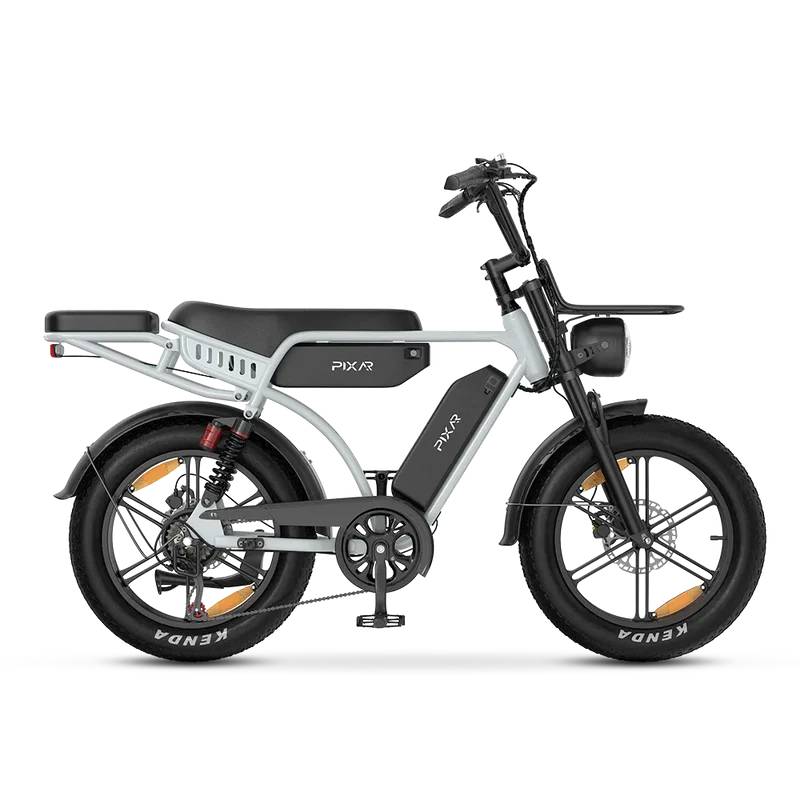 PIXAR M9 Retro E-Bike SW 20" 2x48V/2x840Wh/350kg 240km Mopedbike