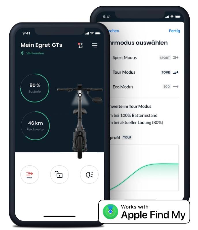 SOFORT LIEFERBAR! Egret GTS GR 45kmh 100km 1000W 1890W 150kg E-Scooter ABE