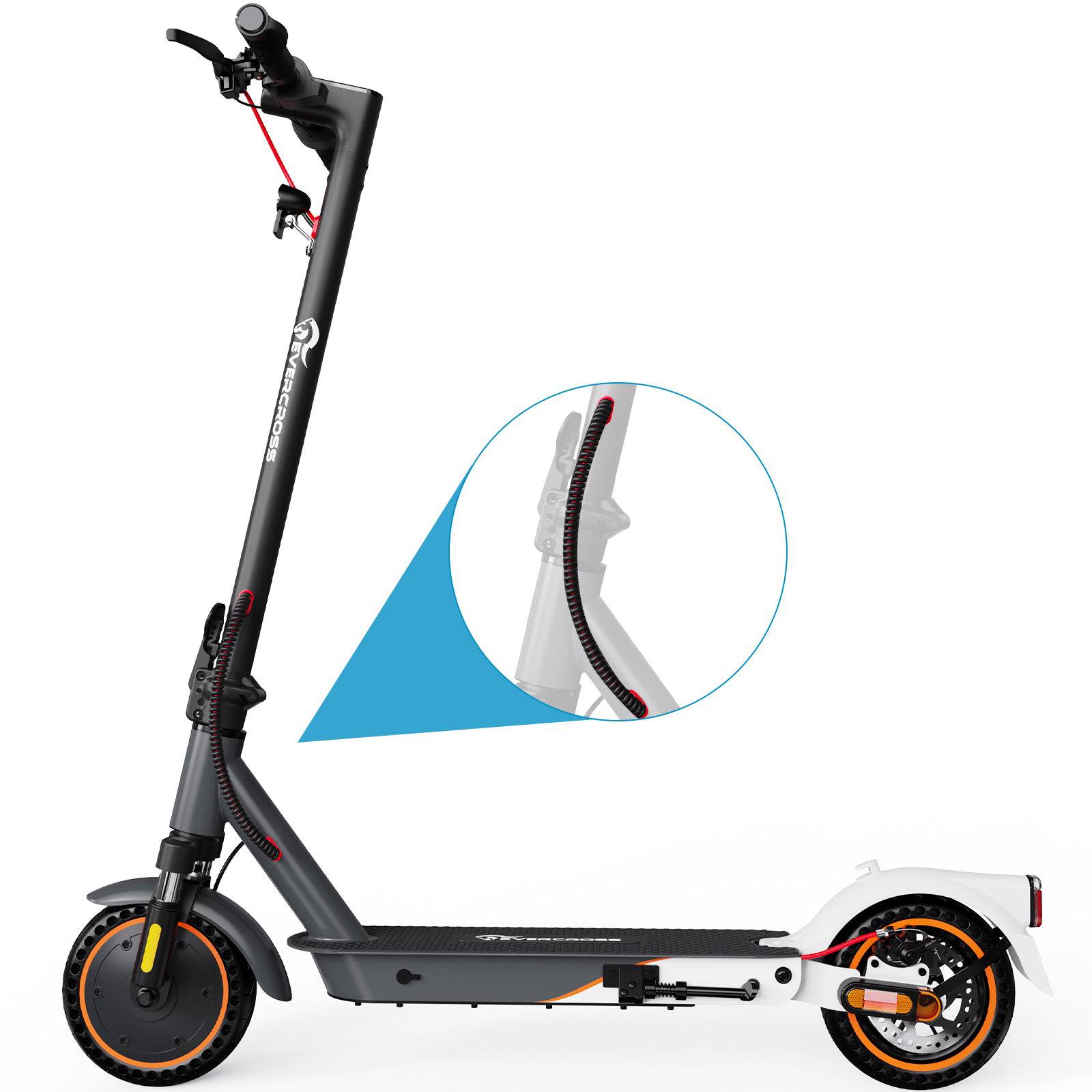 Evercross EV85F ABE SOR|SRT 22kmh 30km 400W 120kg E-Scooter ABE