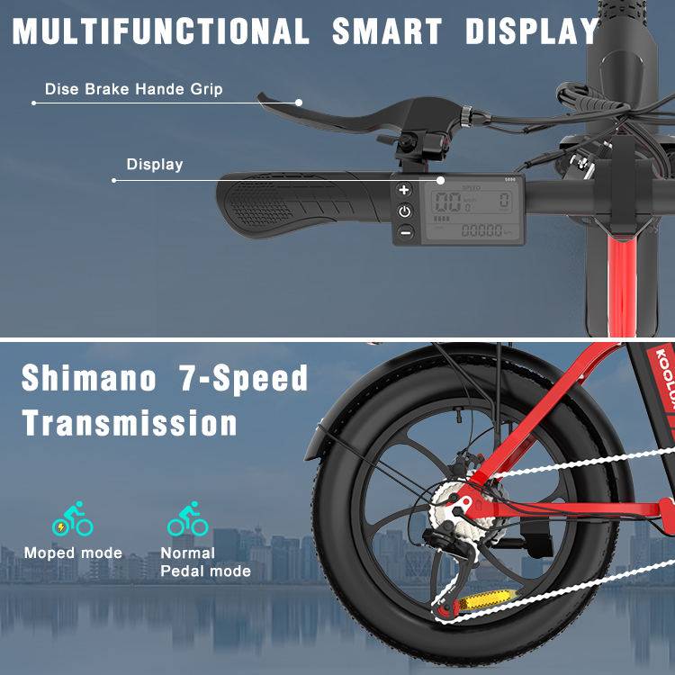 KOOLUX KL-BK6S E-Bike SI 20" 36V/13Ah/468Wh/120kg 90km Klapprad