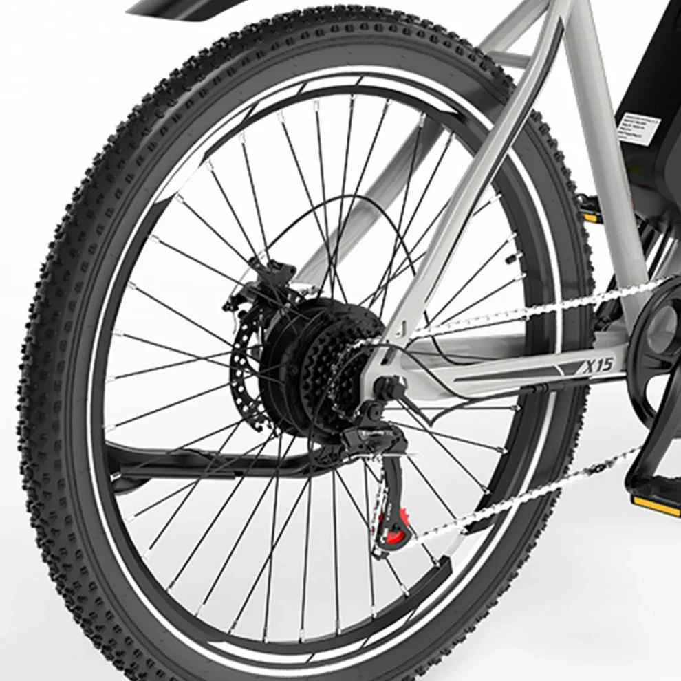 Koolux X15 E-Bike SI 26" 48V/15,6Ah/748,8Wh/120kg 120km Citybike