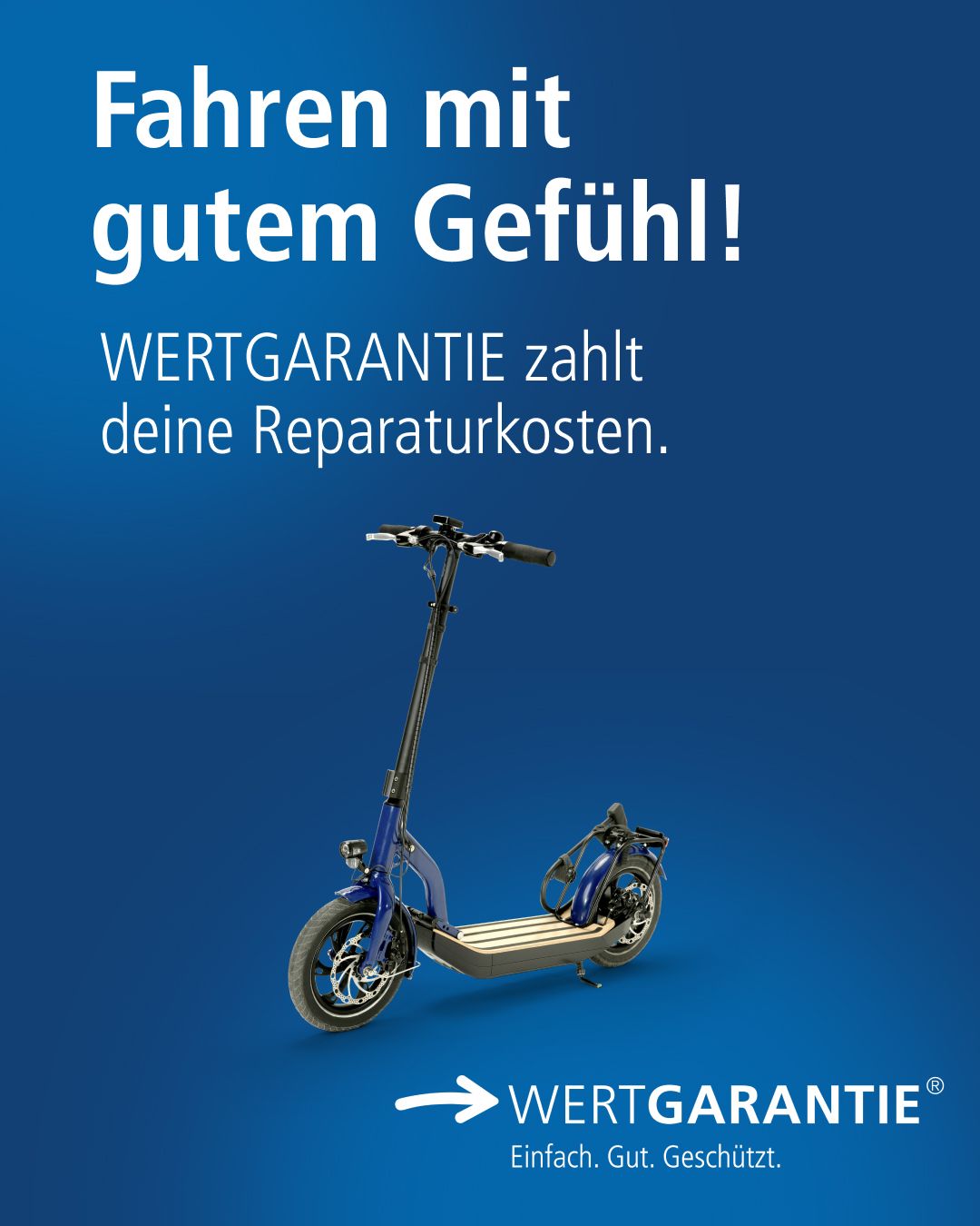 Wertgarantie für E-Scooter bis 8000 Euro