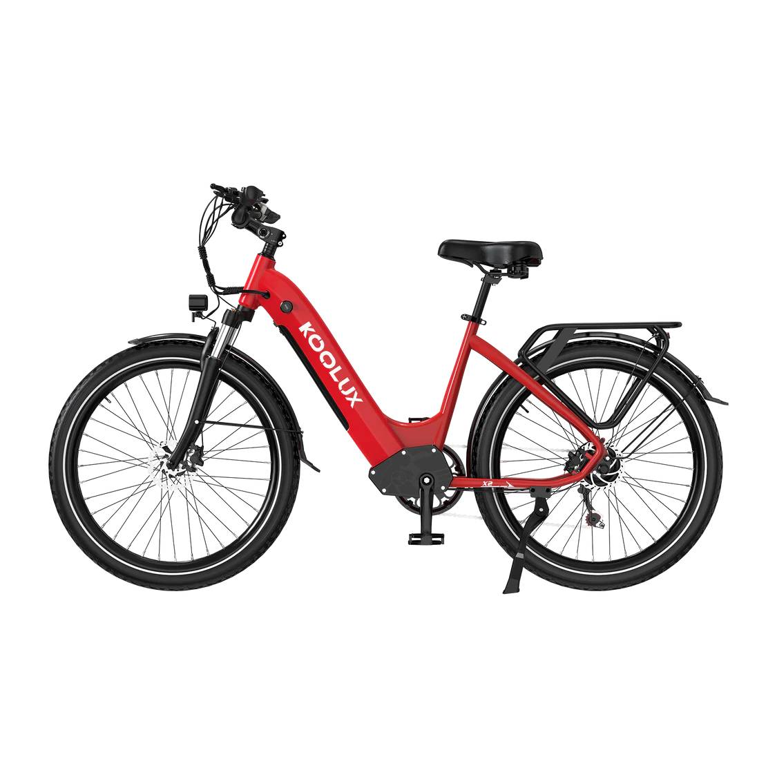 Koolux X2 Commuter E-Bike RT 26" 48V/648Wh/120kg 85km Citybike