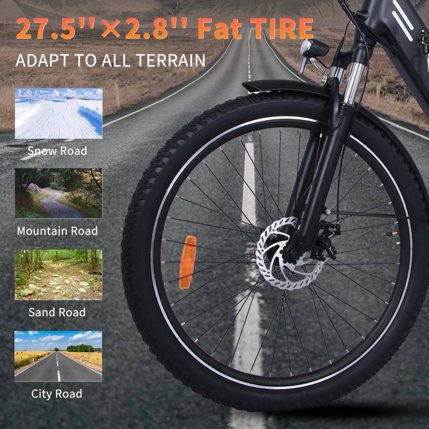 Colorway BK18 E-Bike WS 28" 36V/540Wh/120kg 90km Trekkingbike