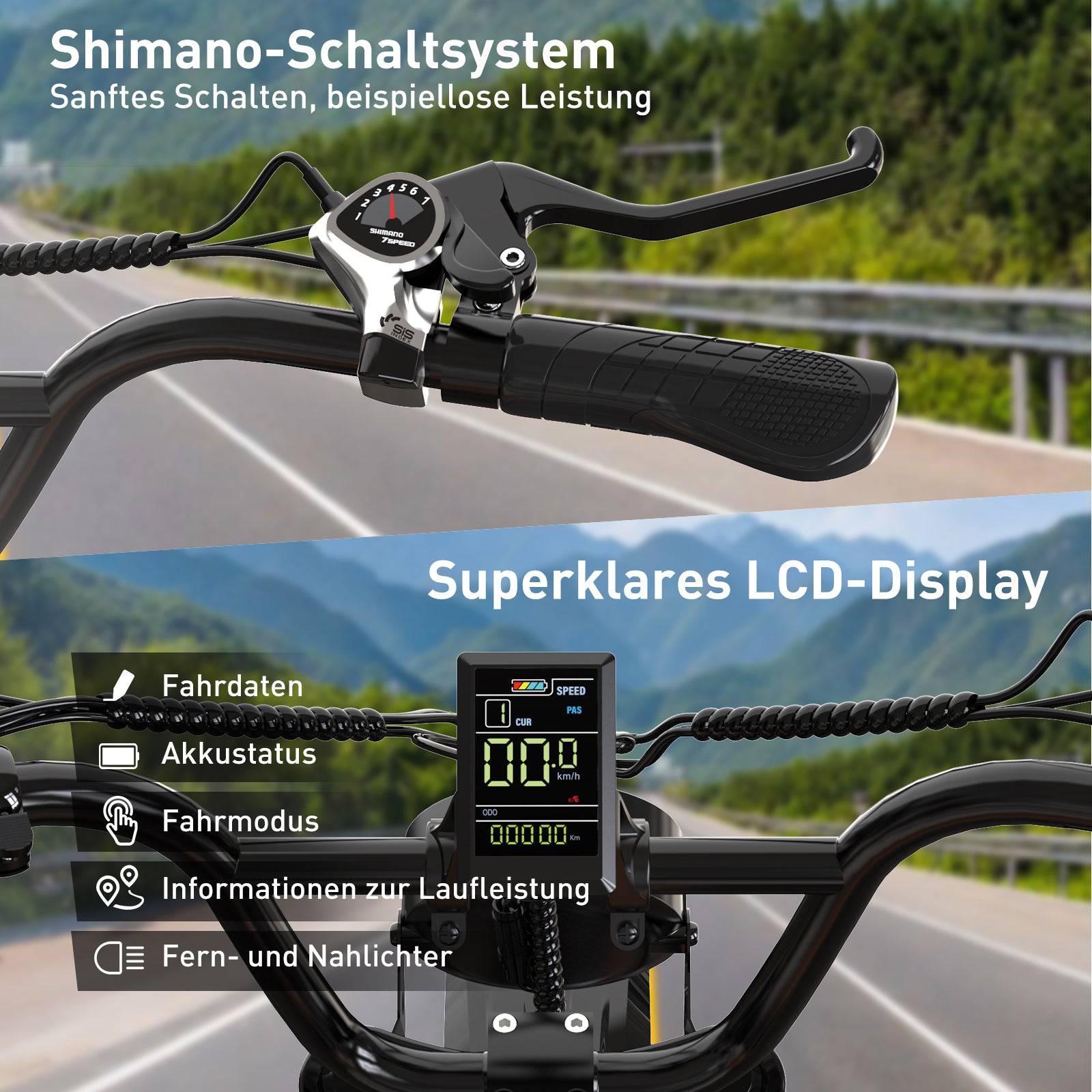 Evercross EK30 E-Bike SW 20" 48V/15Ah/720Wh/100kg 55km Fatbike