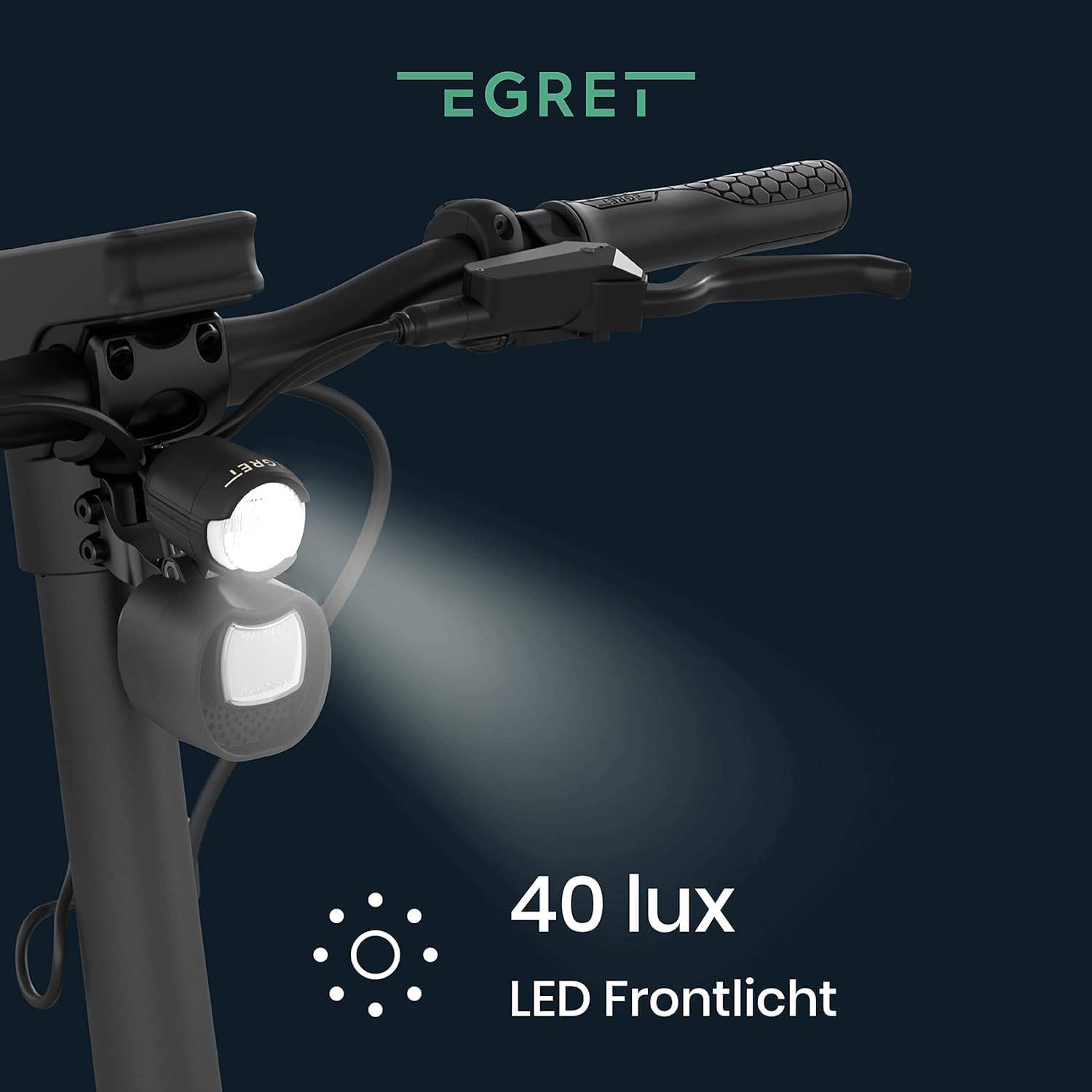 Egret X+ GN 22kmh 60km 672Wh 500W 950W 120kg E-Scooter ABE