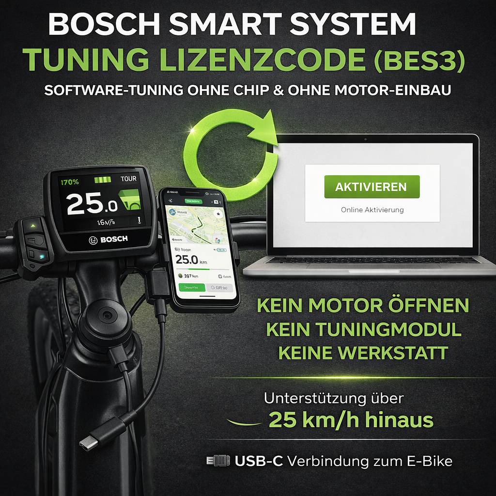 Bosch Smart System Tuning Lizenzcode (BES3) – Software-Tuning ohne Chip & ohne Umbau