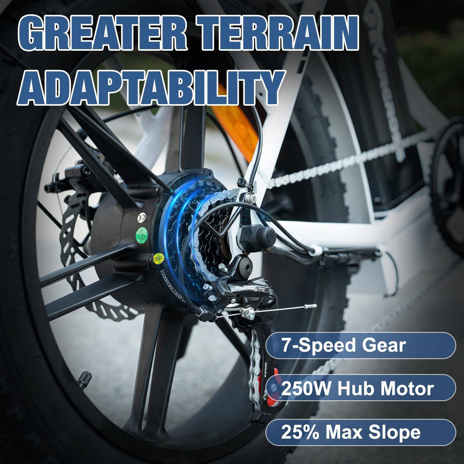 EVERCROSS EK6 E-Bike WS 20" 48V/15Ah/720Wh/120kg 90km Klapprad