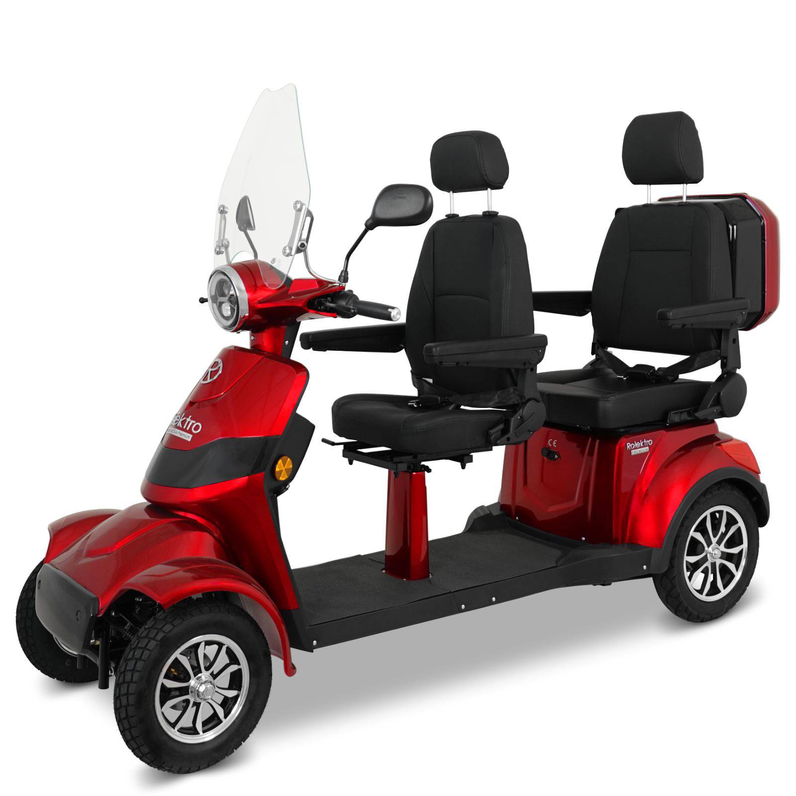 Rolektro E-Quad 15 V.3 Duo Prem Li-Io 15kmh/1500W RT Seniorenmobil