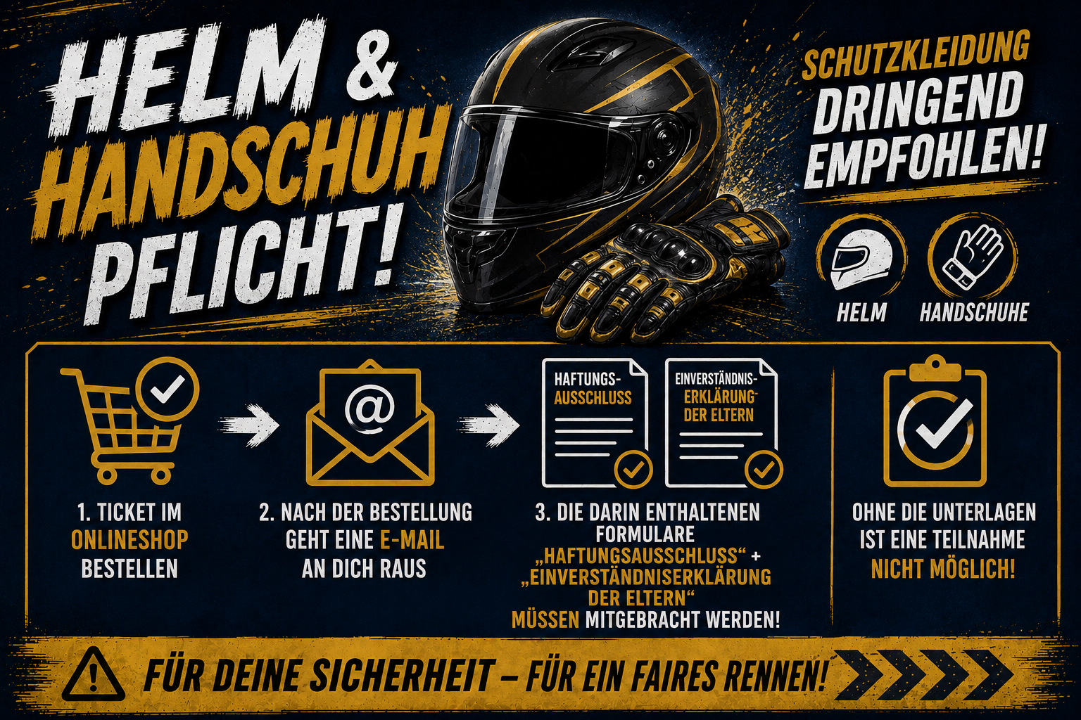 RaceDay Versicherung für Teilnahme – Scooterwerkstatt Mönchengladbach – 05.07.2026