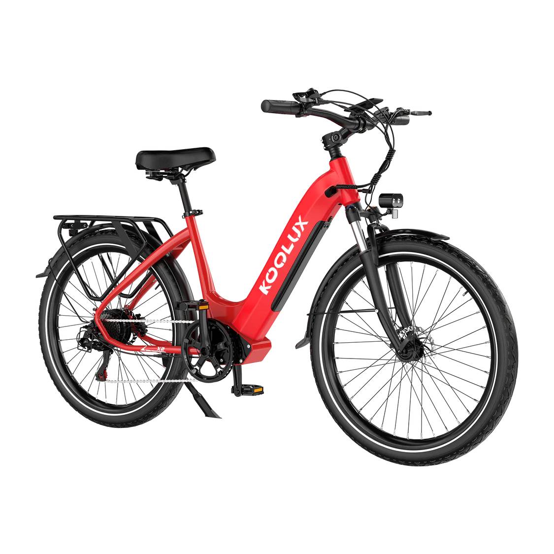 Koolux X2 Commuter E-Bike RT 26" 48V/648Wh/120kg 85km Citybike