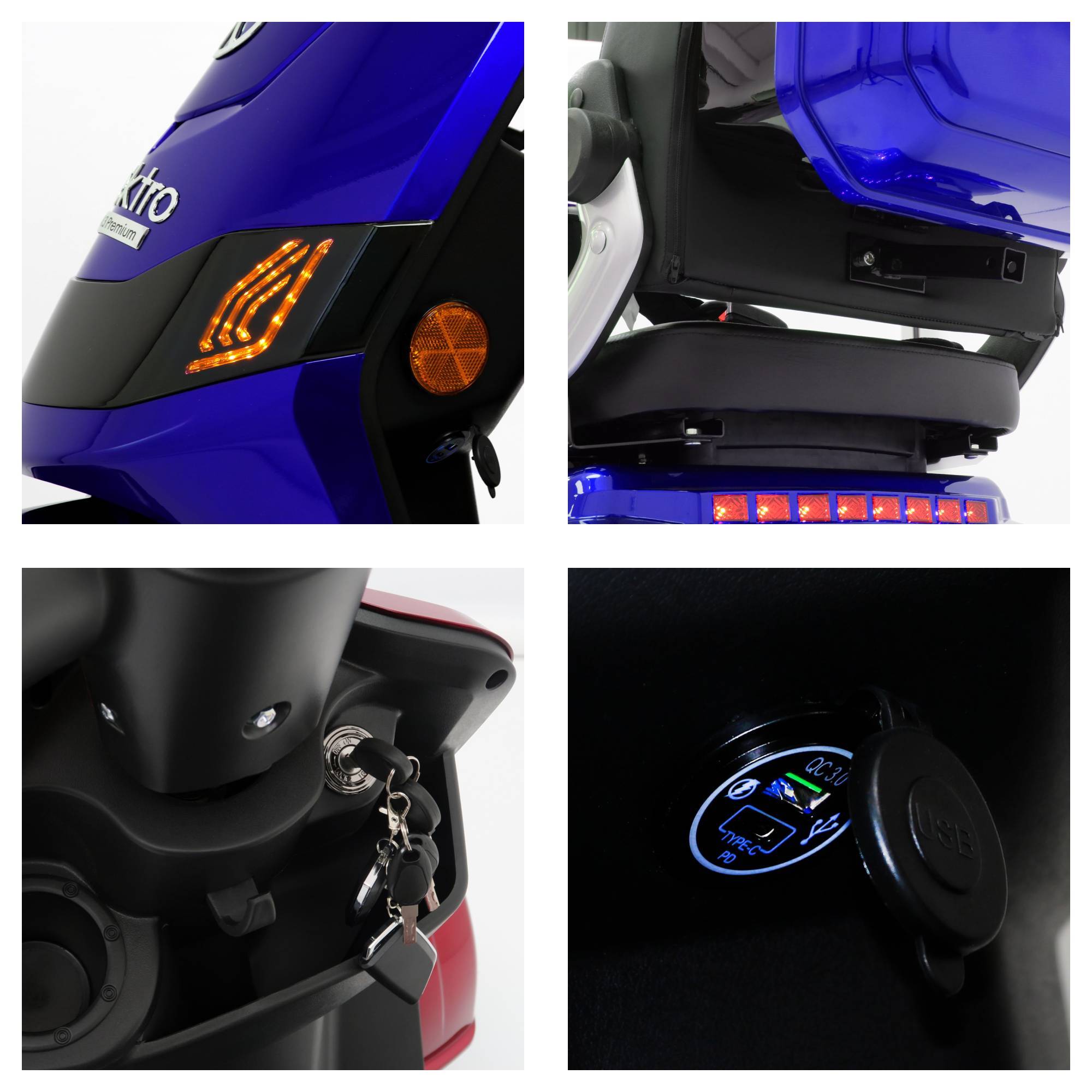 Rolektro E-Trike 15 V.3 Prem Li 15kmh/1kW/30Ah RT Seniorenmobil