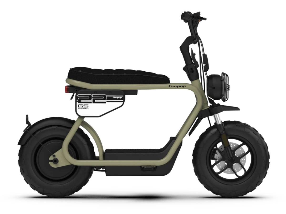 Coopop Rugged GS 25 E-Bike GN 10" 48V/1440Wh/100kg 60km Mopedbike