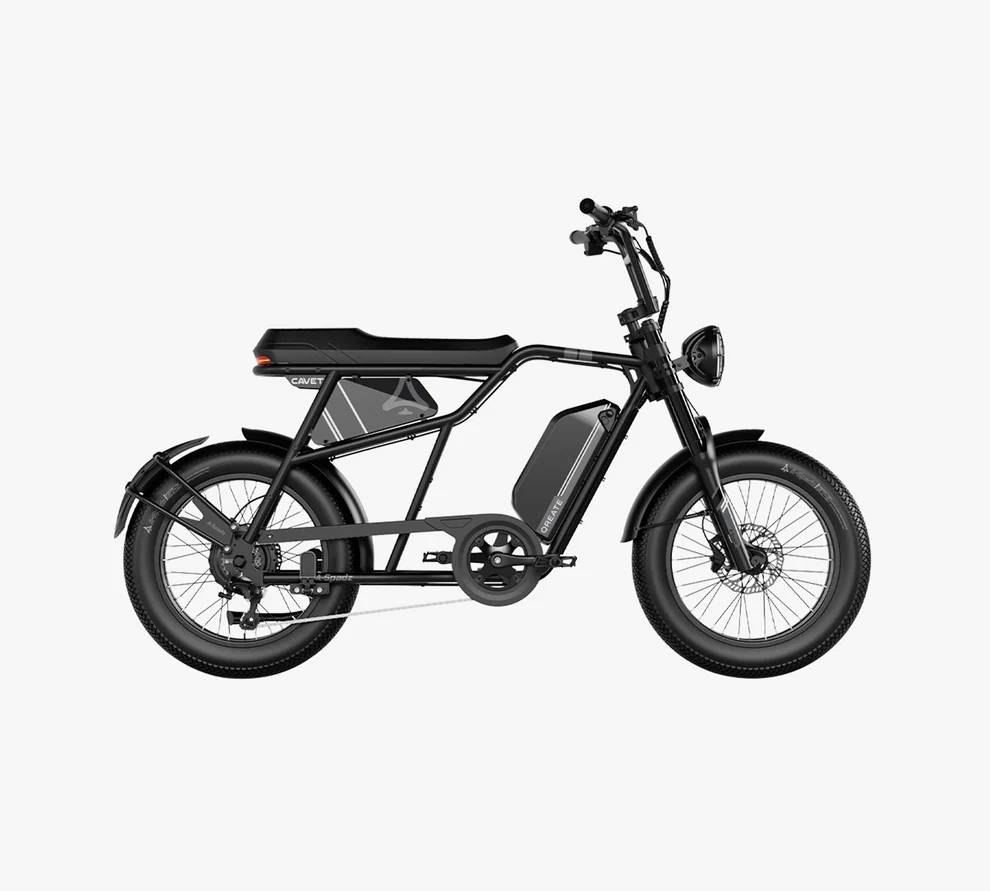 Qreate CAVET AIR E-Bike SW 20" 48V/748,8Wh/180kg 100km Mopedbike