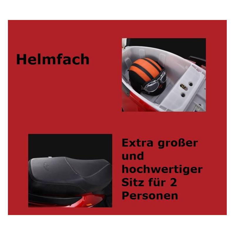 Futura Falcon 3400 Li Lieferdienst 45kmh/2400W/20Ah OR E-Roller