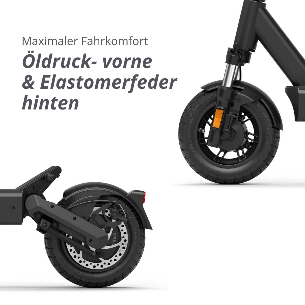 VMAX NEW VX4 SW 22kmh 110km 1056Wh 500W 2800W 150kg E-Scooter ABE