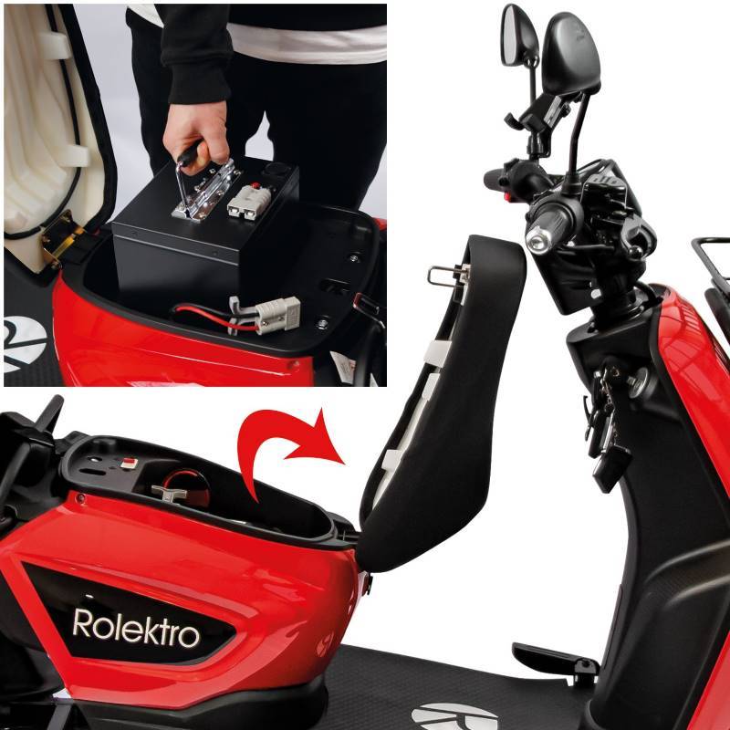 Rolektro E-Carrier 25 V.3 Li-Io 25kmh/1000W/32,5Ah SRO E-Roller