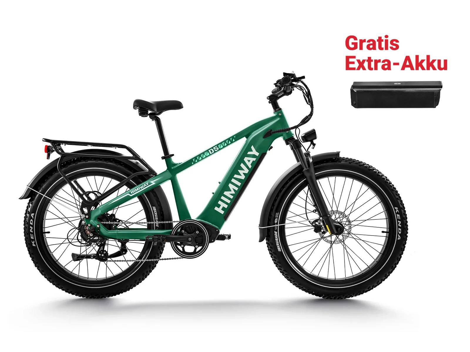 Himiway D5 Zebra Step-Over E-Bike DGN 26" 960Wh 128km Trekking