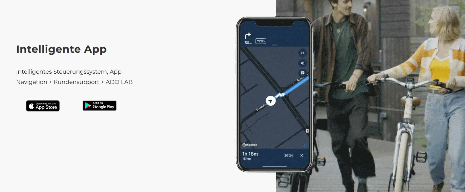 ADO AIR-28-Pro E-Bike BE|GR 28" 36V/345Wh/120kg 100km Citybike