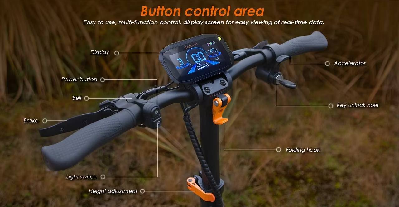 KuKirin G2 Pro SW 20kmh 65km 748,8Wh 500w 120kg E-Scooter ABE