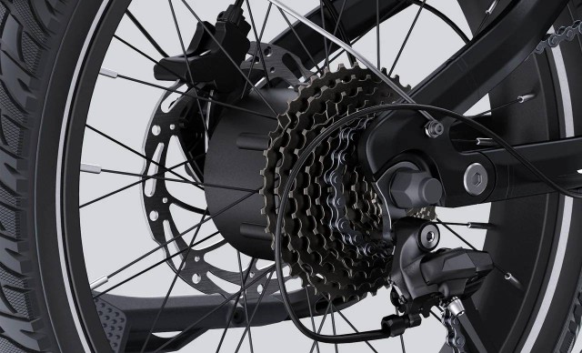 MapFour Loop E-Bike SW 20" 48V/15Ah/720Wh/150kg 120km Klapprad