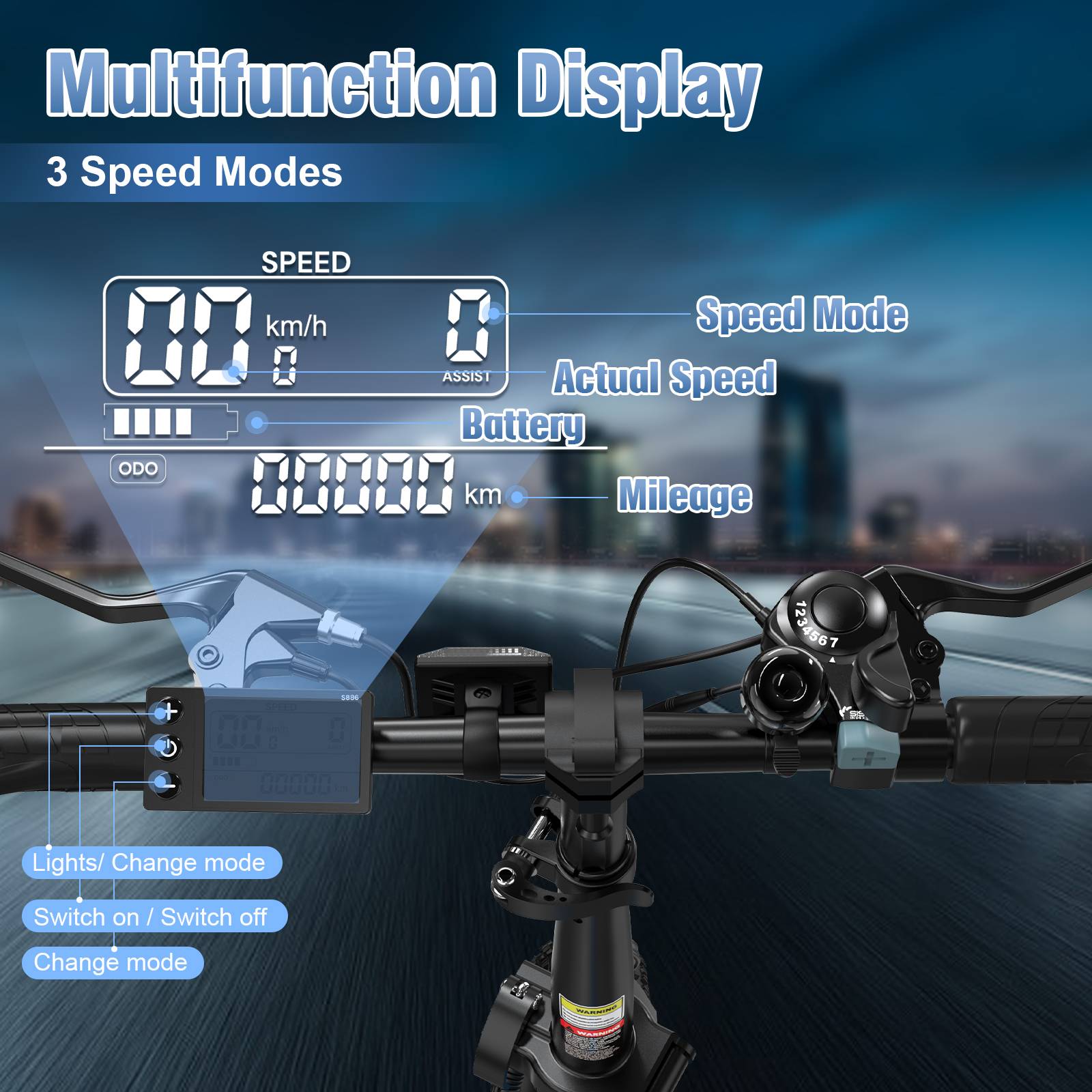 KOOLUX KL-BK6 E-Bike RT 20" 48V/15Ah/720Wh/120kg 80km Klapprad