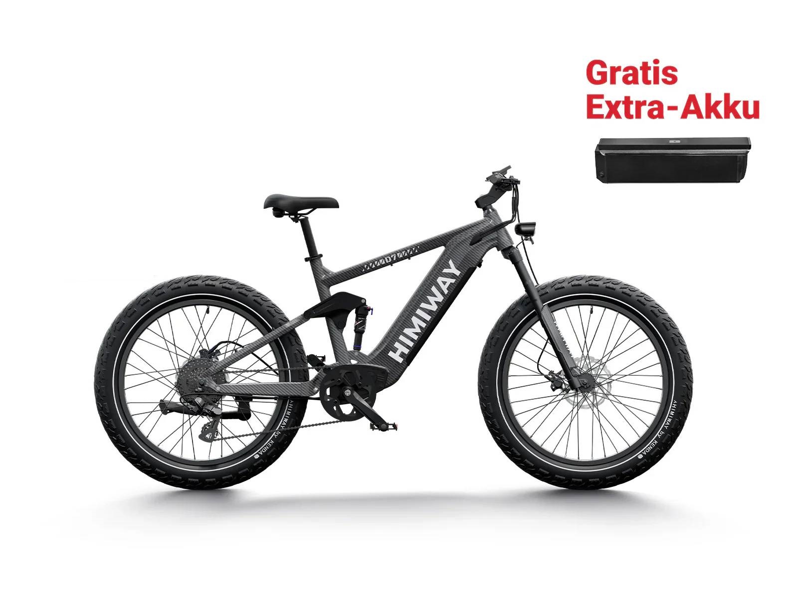 Himiway D7 Cobra E-Bike GR 26" 2x960Wh 125km MTB 2xAkku