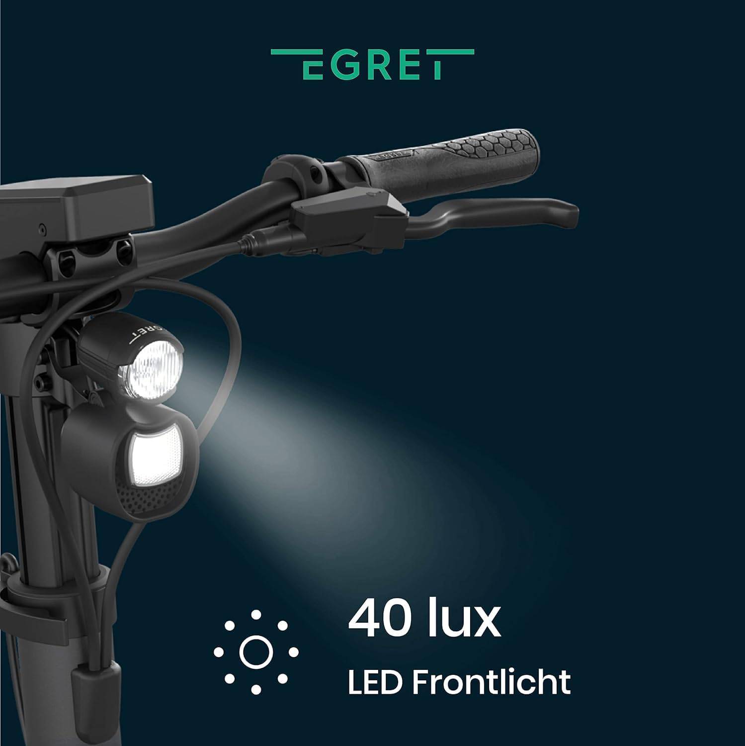 Egret Pro GR 20kmh 80km 840Wh 500W 950W 120kg E-Scooter ABE