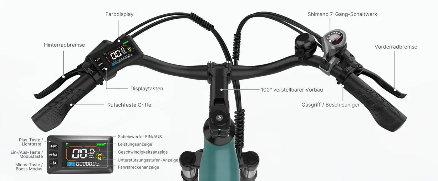 PIXAR C1 Pro E-Bike WS 27,5" 36V/18Ah/648Wh/250kg 150km Citybike