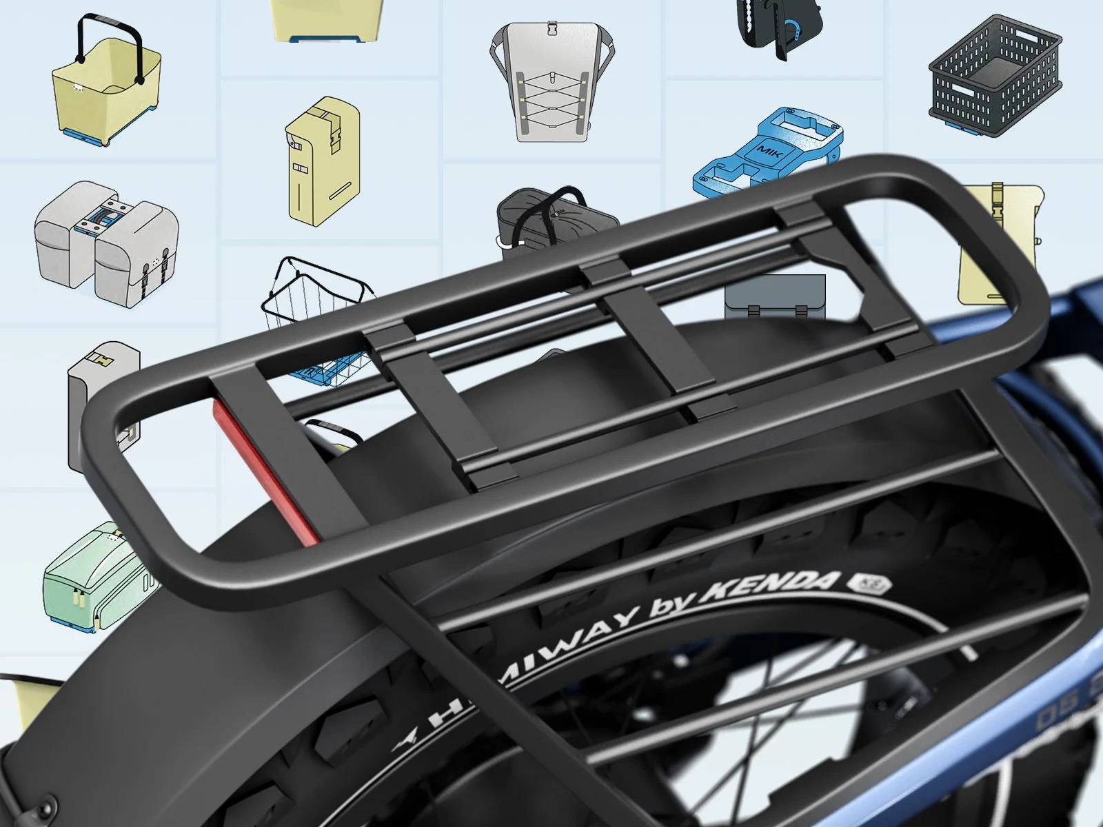 Himiway D5 2.0 20 E-Bike MGR 20" 48V/720Wh/200kg 110km Fatbike