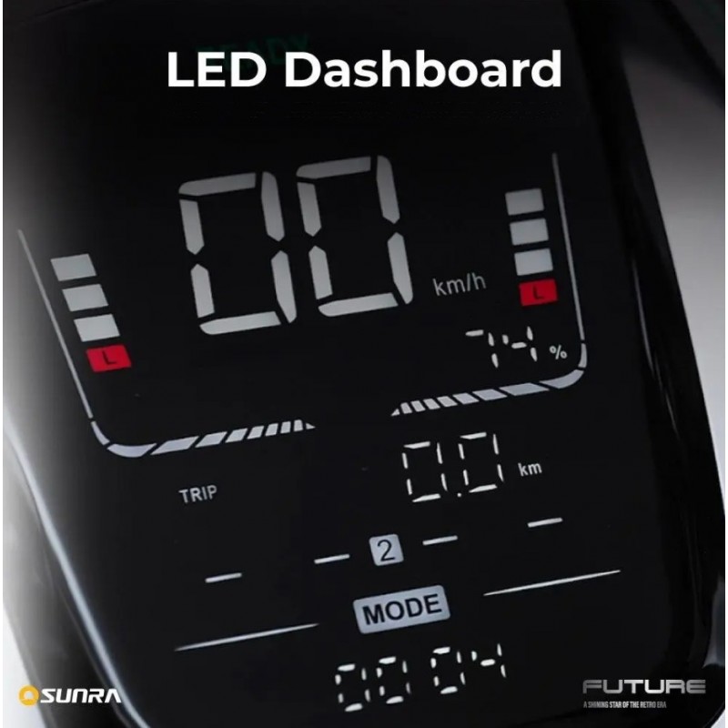 Futura Future-S Li-Io 80kmh/3000W/50Ah/100km GE|MGN|SW E-Roller