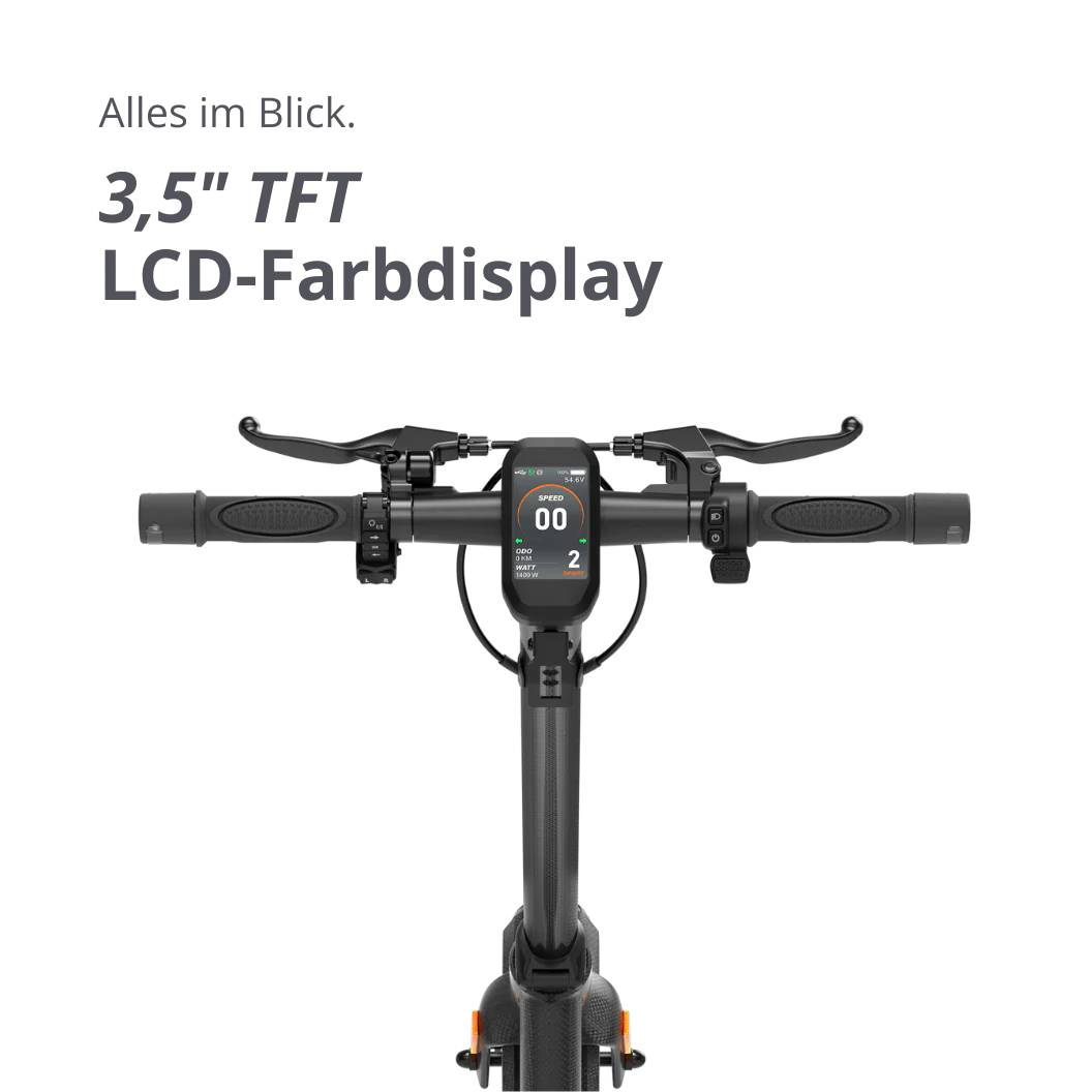 VMAX VX8 SW 22kmh 45km 432Wh 500W 1400W 120kg E-Scooter ABE