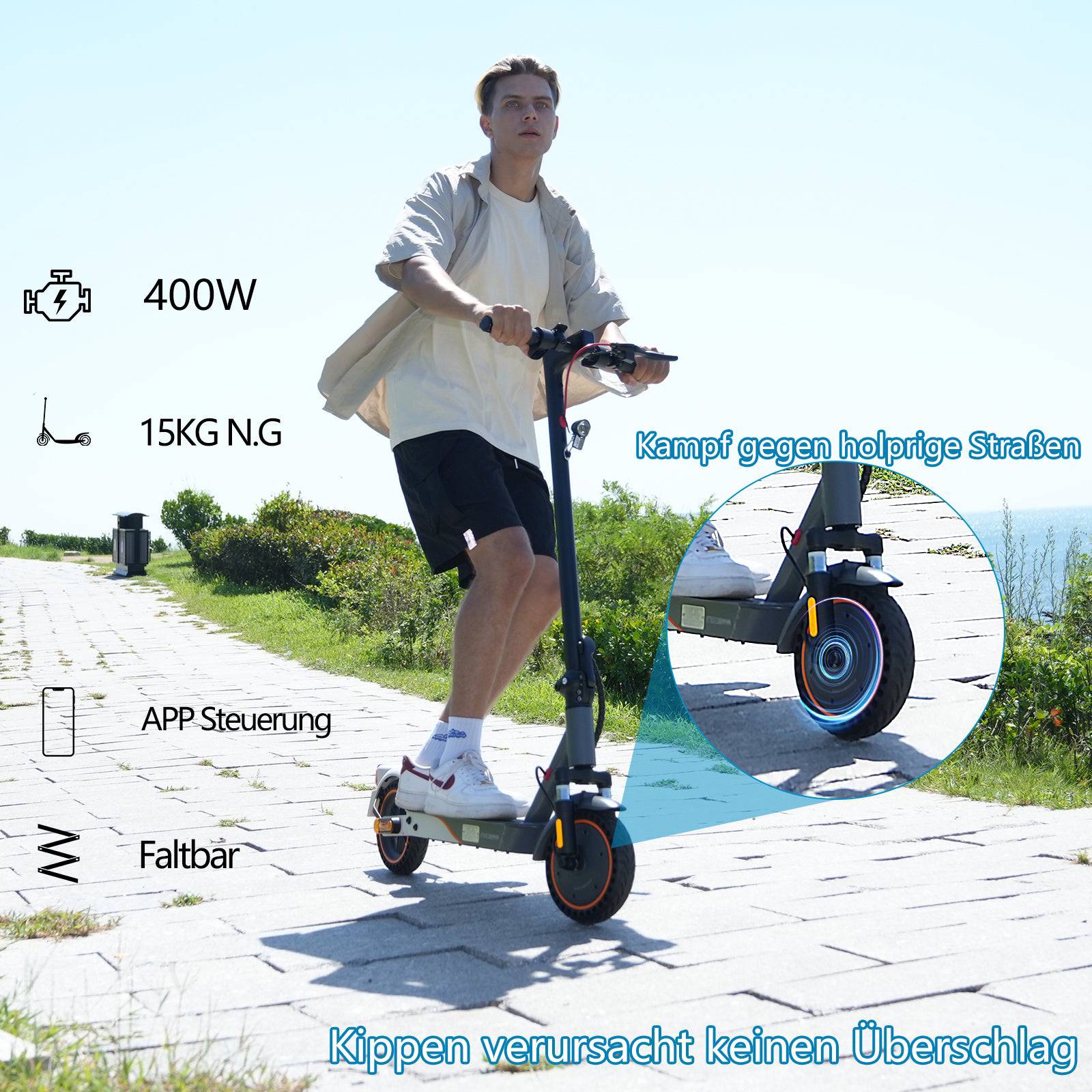 Evercross EV85F ABE SRT 22kmh 30km 400W 120kg E-Scooter ABE