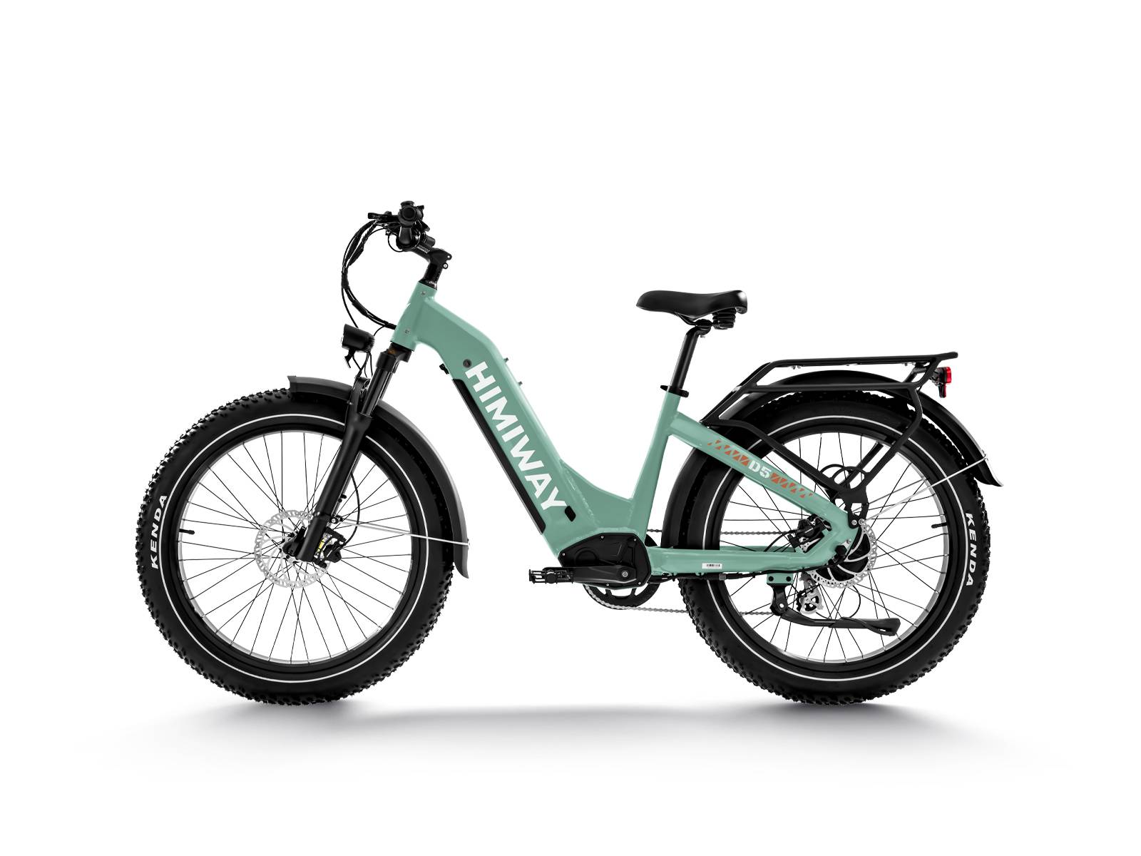 Himiway D5 Zebra Step-Thru E-Bike GN 26" 960Wh 125km Trekkingbike
