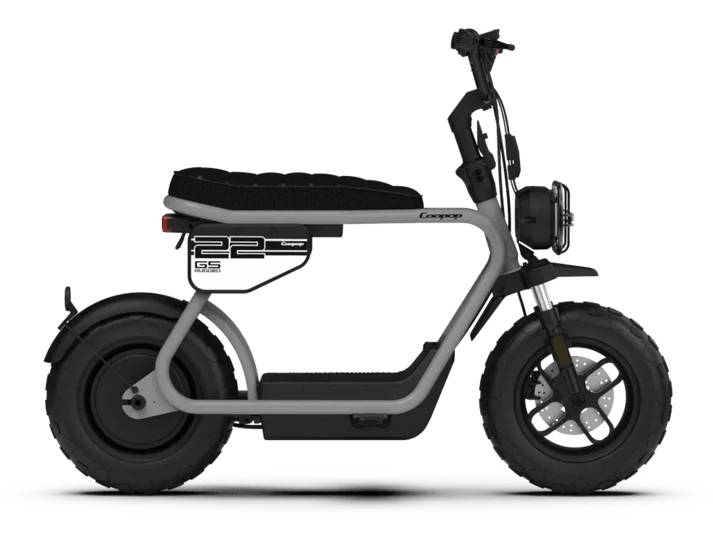 Coopop Rugged GS Li-Io 45kmh/1200W/26Ah/120kg/60km GR E-Roller