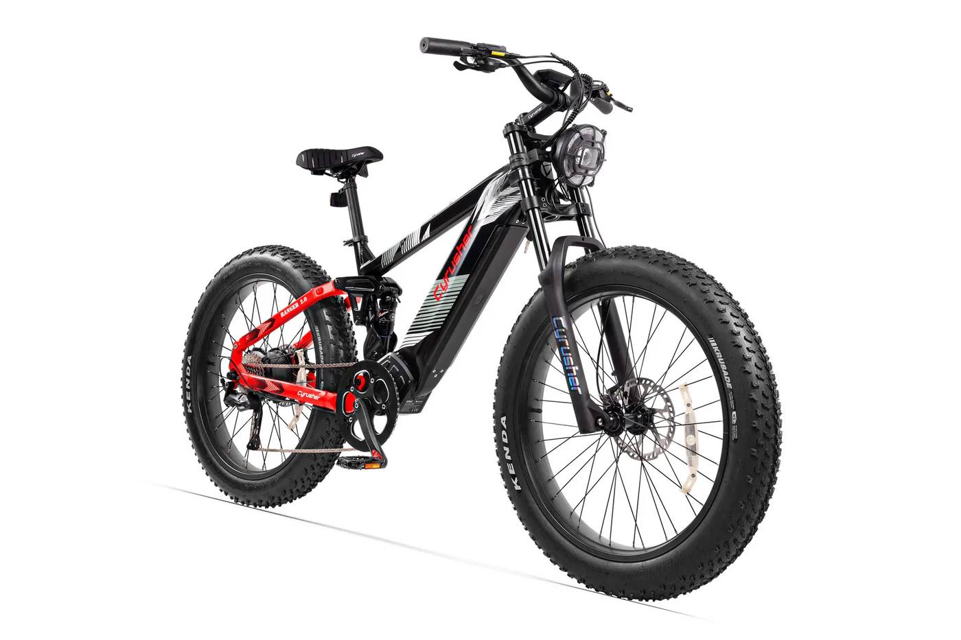 Cyrusher Ranger 2.0 E-Bike SW 26" 1040Wh/150kg 120km Allrounder