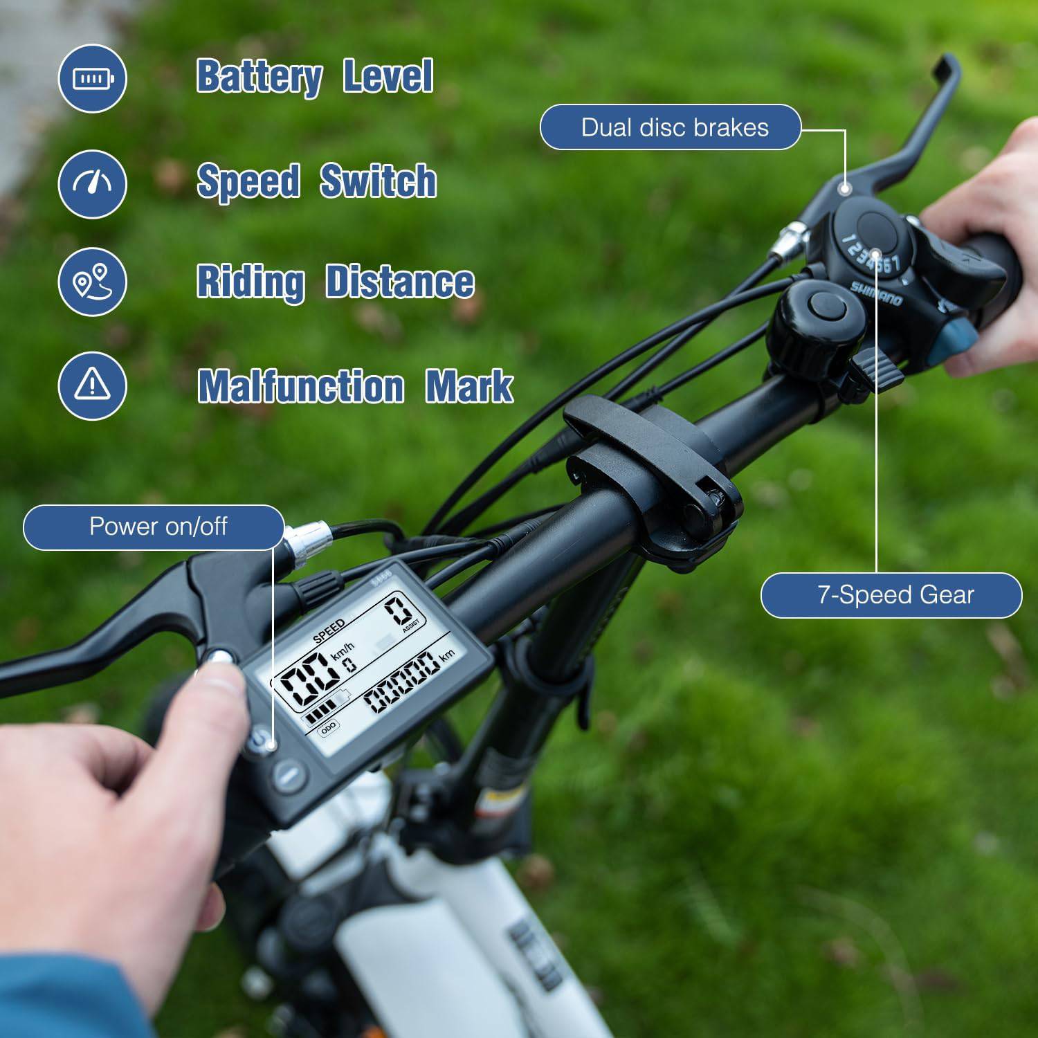 EVERCROSS EK6 E-Bike WS 20" 48V/15Ah/720Wh/120kg 90km Klapprad