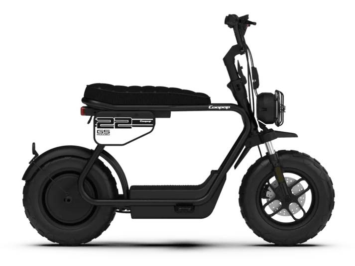 Coopop Rugged GS Li-Io 45kmh/1200W/26Ah/120kg/60km SW E-Roller
