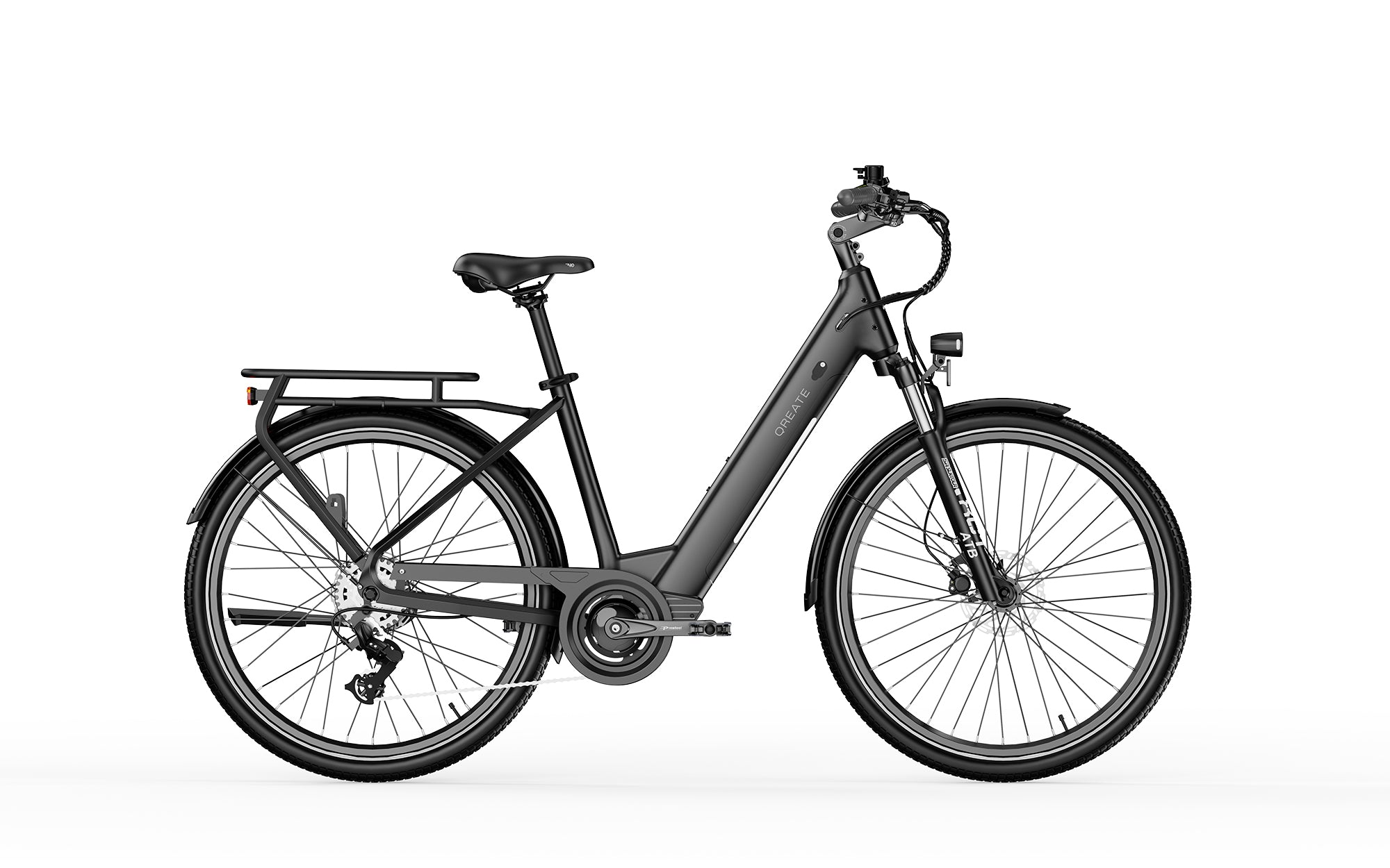 A-Spadz QREATE City Pro E-Bike SW 27,5" 540Wh 100km Citybike
