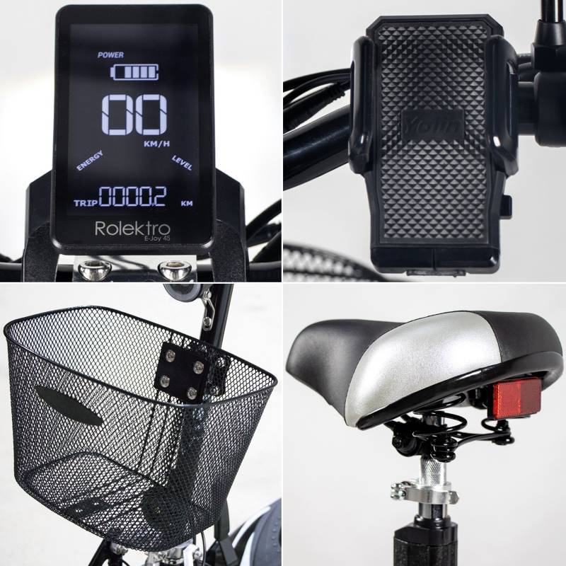 Rolektro E-Joy 45 Li-Io 45kmh/1000W/20Ah/120kg/50km SW E-Roller